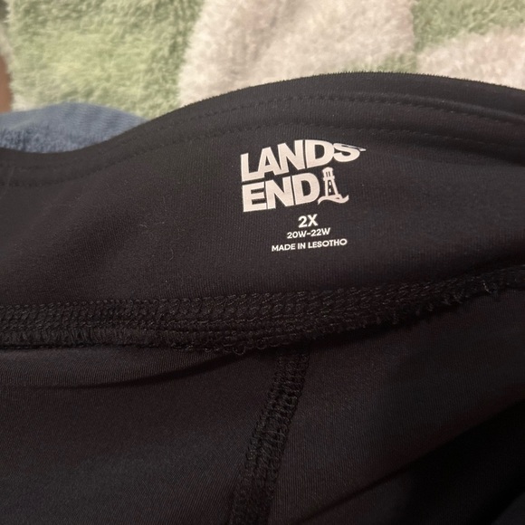 Women’s Lands End Active Skort / Skirt in Black Size 2X 20-22 - Picture 7 of 8